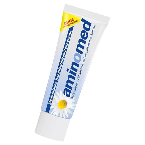 AMINOMED Kamillenblüten Zahncreme ohne Titandioxid 15 ml