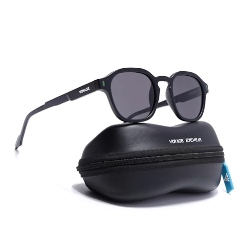 Image of Voyage Square UV Protected & Polarized Sunglasses for Men & Women