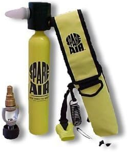 New 3.0CF Spare Air Package with Fill Adapter, Holster & Leash for Scuba Divers by Spare Air