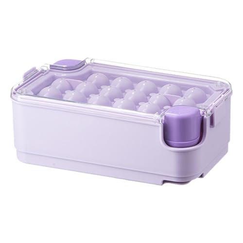 Moldes para Hielo de Cóctel | Flexibles Reutilizables Fáciles de Desmoldar Gran Capacidad | Cubitera con Tapa para Congelador - para Cócteles, Whisky, Café, Bebidas, Camping, Chocolate, Caramelo, Fr