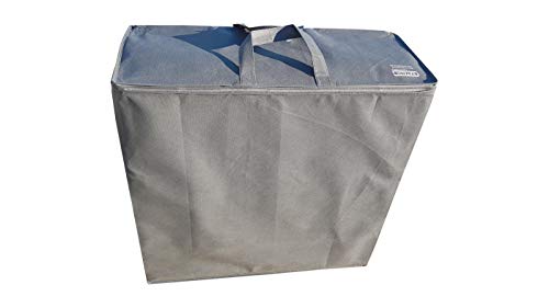 Sac de rangement pour matelas dappoint pliable, multi-usages (pour matelas 198x80x10cm, Gris)