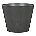 Produktbild Scheurich Purista+ 40, Pflanzgefäß/Pflanzkübel, rund, Farbe: Carbon, hergestellt mit recyceltem Kunststoff, 8 Jahre Garantie, für den Außenbereich