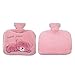 VORCOOL Borsa per acqua calda con rivestimento in peluche Scaldamani invernale per terapia calda e fredda, rosa