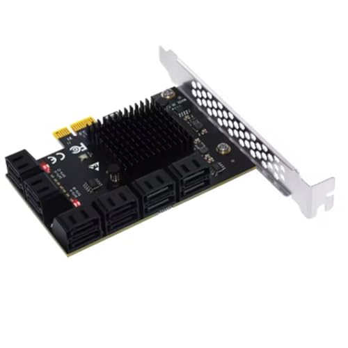 Scheda di Espansione Converter A per di PC 12 Porte s-ata 3 pci-express