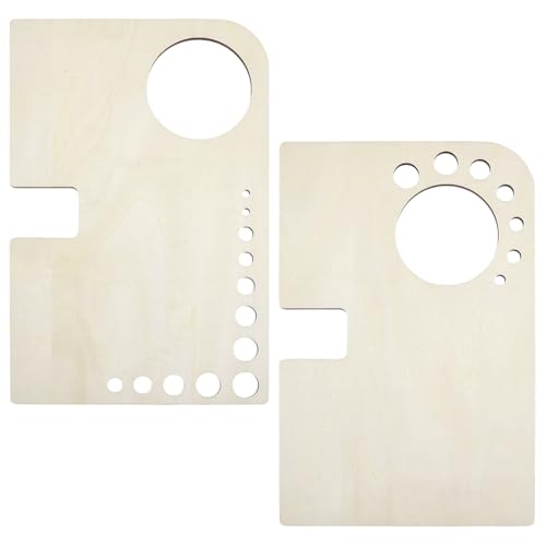 Support en bois BENECREAT pour carnet de croquis A6 et rangement de pinceaux