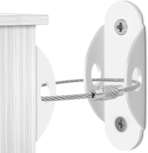 4our Kiddies Furniture Anchors (10 Pack) 2023 Upgraded Furniture Straps for Baby Proofing, Secure 400 Pound Furniture to Wall Prevent Falling, Anti Tip Earthquake Straps for Child Safety