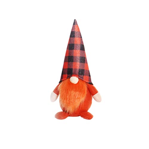 KUANTAN Holiday Faceless GNOME Dolls, Fall GNOME Plüsch Autumn Maple Leaf Stuffed GNOME Faceless Doll Harvest Festival Home Decoration Cover