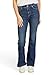 Produktbild ONLY Jeans Damen Weites Bein Stretch Flared Fit ONLBLUSH Mid Waist Bootcut Jeanshose Hose Denim, Größe:L/30, Farbe:Dark Blue Denim (15349169)