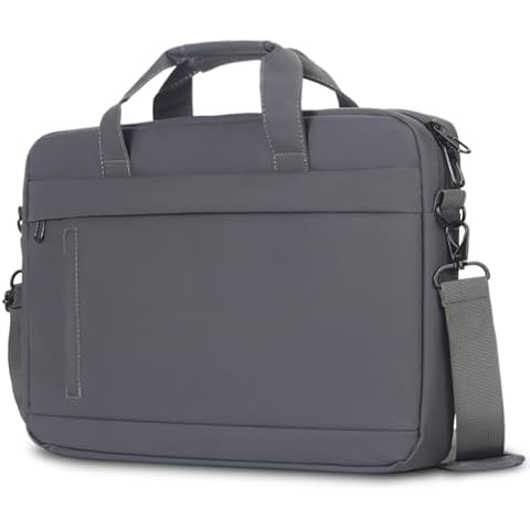 Laptop Shoulder Bag - 17 Inch Laptop Bag for Men and Women, Water-resistant Shoulder Strap Carrying Briefcase Computer Bag Large Case for Notebooks and Laptops Cover
