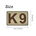 uuKen PVC K9 Patch Dog Patch Camo 3x2 inches with Hook Fastener Back for Dog Collar Vest Harness Clothes Bags Backpacks