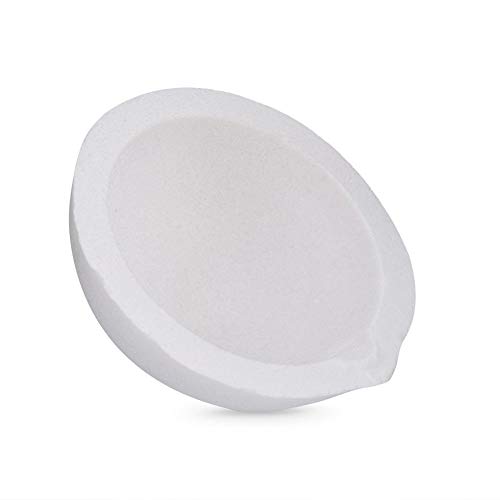 Jadpes Mini Ceramic Alumina Crucible Dish Cup Topf zum Schmelzen Gießen Raffinieren Gold Silber Kupferschrott Schmuck Leiterplatten, 1 Stück Quarz Schmelzen Gießen Tiegel Topf