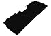 3D MAXpider 2012-2017 Toyota Camry/Camry Hybrid Kagu 2nd Row Floormats - Black (L1TY08621509)