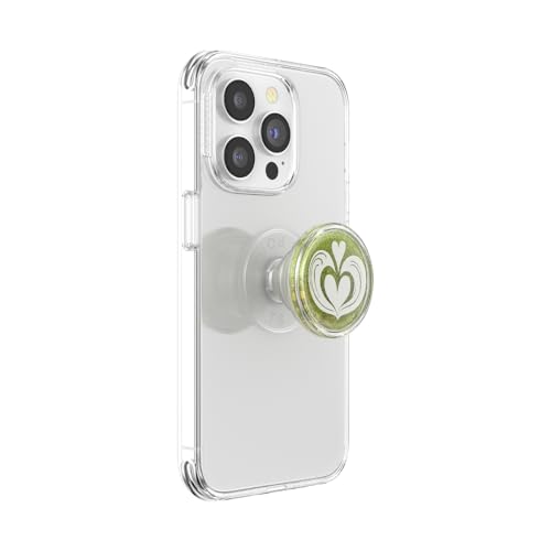 Image of PopSockets Adhesive Phone Grip, Holder, Phone Stand, Glitter - You So Matcha