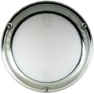 Lumitec TouchDome Stainless Steel Dome Light - White Dimming & Blue Dimming Lights