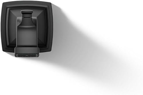 Miniatura 6 de KOHLER 27406-BL Riff - Boquilla de baño para montaje en pared con desviador y conexión deslizante, grifo de bañera, color negro mate