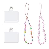 【Amplias aplicaciones】 Las novedosas correas con dije para teléfono son el toque de color perfecto para agregar a su teléfono celular, mochila, bolso, mochila, billetera, llavero, llaveros, llave del auto o más; y puede ayudarlo a encontrar fácilmente sus pertenencias y evitar pérdidas.