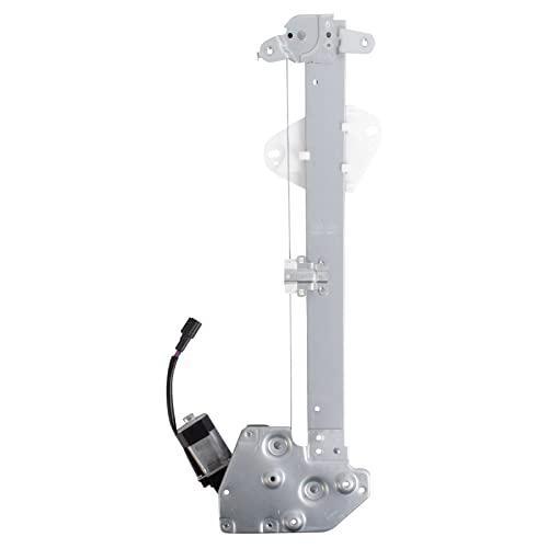 Image of TRQ Rear Passenger Side Power Window Motor and Regulator Assembly Compatible with 2009-2014 Acura TL