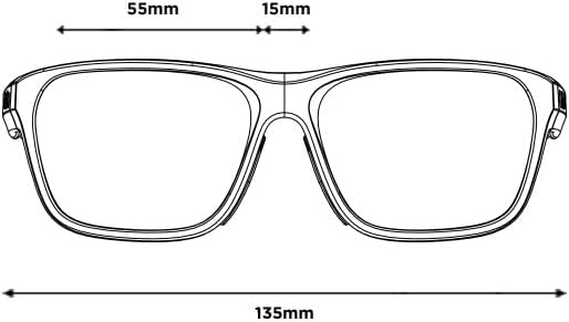 bollé BS022005 Strix Rectangular Sunglasses, Black Shiny - TNS - Image 6