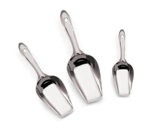 Image of 4-in-1 Interchangeable Atta Chalni with Measuring Atta Scoop | Multipurpose Stainless Steel Flour Sieve with 4 Mesh Sizes | Kitchen Strainer & Flour Filter (3)