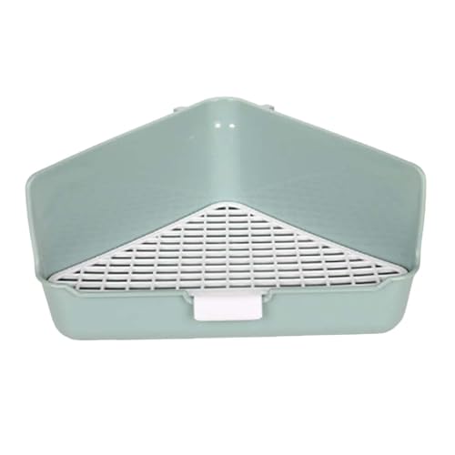 Caja de arena para conejos Zanthicia con rejilla y cierre a presión para jaula 7