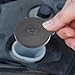 ACROPIX Car Windshield Washer Fluid Reservoir Bottle Tank Cap Fit for Nissan Rogue 2008-2013 - Pack of 1 Gray