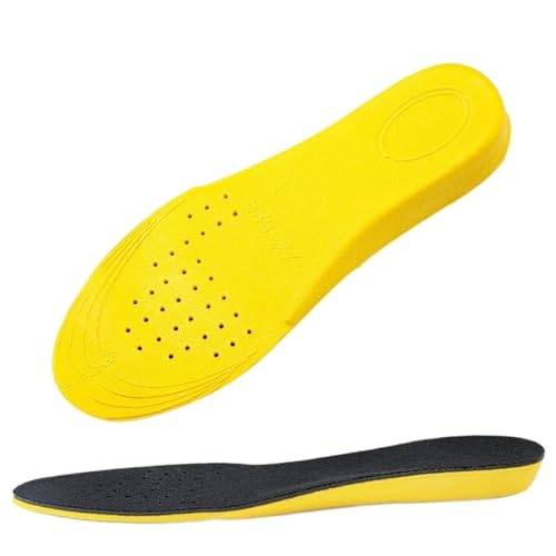 Plantillas Altura Plantillas For Aumentar La Altura, Elevador De Talón, Zapatos Amarillos, Almohadilla For Suela, Transpirable(Height 1.5CM,EU 41-44(270mm))