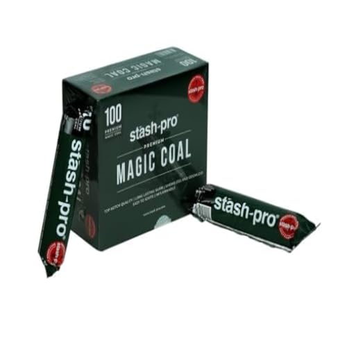 Image of Stash-Pro Magic Coal 35mm | Premium Coconut Charcoal Tablets | Fast Ignite, Long Lasting Burn 45-60 Minutes Total 30 Pcs (3)