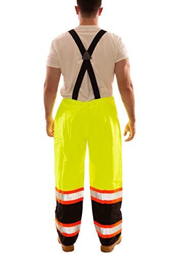 Image of Tingley Icon O24122C Overalls, Small, High Visibility Fluorescent Yellow-Green