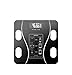 Körpergewichtskörper-Fettwaage BMI. Skala Balance Smart Electronic Scale Badwaagen Körperzusammensetzung Analysator Wiege Skala (Color : Black)