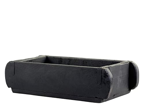 Chic Antique Caja de madera con forma de ladrillo antiguo, 1 compartimento