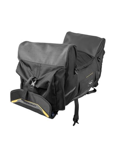 Image of Cramster by Rynox Grab Tail Bag 75L - Motorcycle Tail Bag | External Rain Cover | Internal Dry Bags - Black