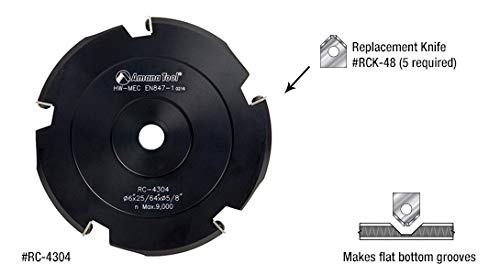 Amana Tool - 7-1/4 x 5T Acm 90 Insert Blade (RC-4300), Industrial Grade