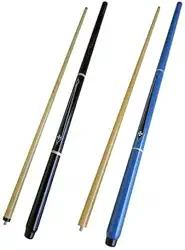 Kit Com 2 Tacos Sinuca Bilhar Profissional Cruz Preto/branco