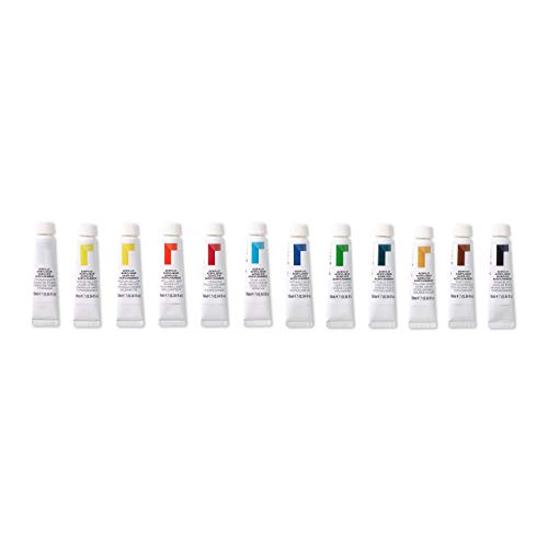Image of Reeves Acrylic Paint-10ml, Set of 12
