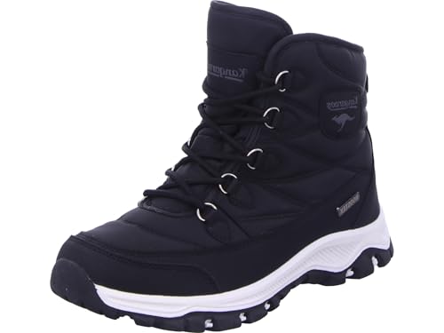 KangaROOS K-fw Bonnie, Botas para Nieve Mujer, Color Blanco y Negro, 37 EU