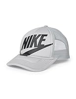 Nike Kid's Rise Structured Trucker Cap, Light Smoke Grey/Light Smoke Grey/Black, 1SIZE