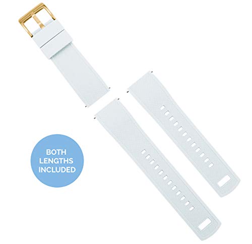 Image of BARTON Elite Silicone Watch Bands - Gold Buckle Quick Release