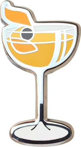 Image of Classic Cocktail Cute Enamel Pins for Bartender Aprons, Jackets, Backpacks and Purses, Shirt and Suit Lapels, Button Badges Brooch Fashion Jewelry