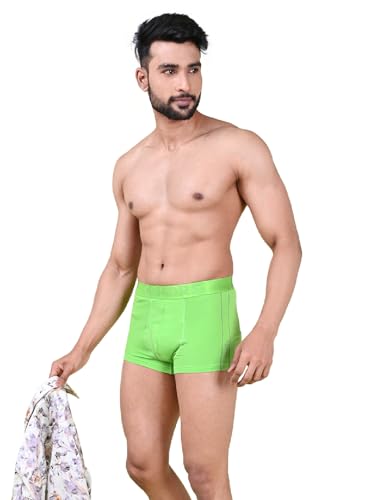 Image of Rupa Colors Pep Collection Trunk for Men, Cotton Blend, Anti Ride-Up, Snug Fit, Pack of 1