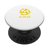 DJ 45or Die RPM Adapter Turntable Record T-Shirt PopSockets Standard PopGrip