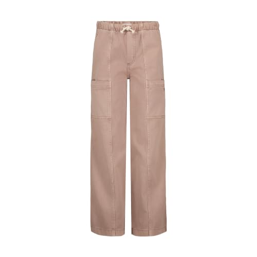 Image of Roxy Girls' Precious Wide Leg Twill Cargo Pants, Relaxed Fit