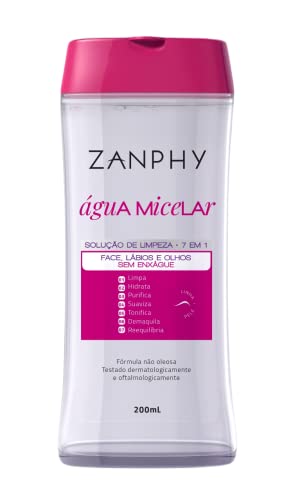 Água Micelar, Zanphy, Neutro, 200 ml