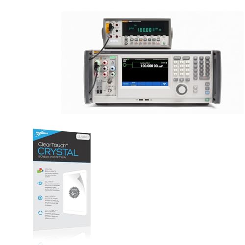 BoxWave Screen Protector Compatible with Fluke 5550A - ClearTouch Crystal (2-Pack), HD Film Skin - Shields from Scratches