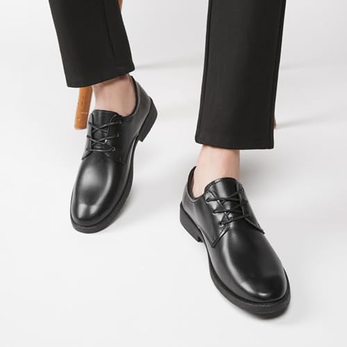 Men's Leather Tuxedo Dress Shoes Classic Lace-up Formal Oxford Dress Casual Work Office Comfortable Business Shoes3