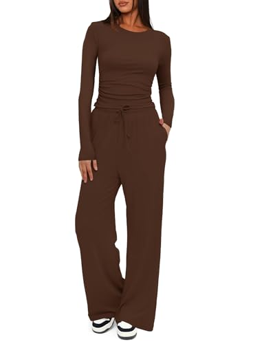 Ensemble 2 pièces élégant pour femme avec t-shirt raffiné et pantalon de nuit intemporel