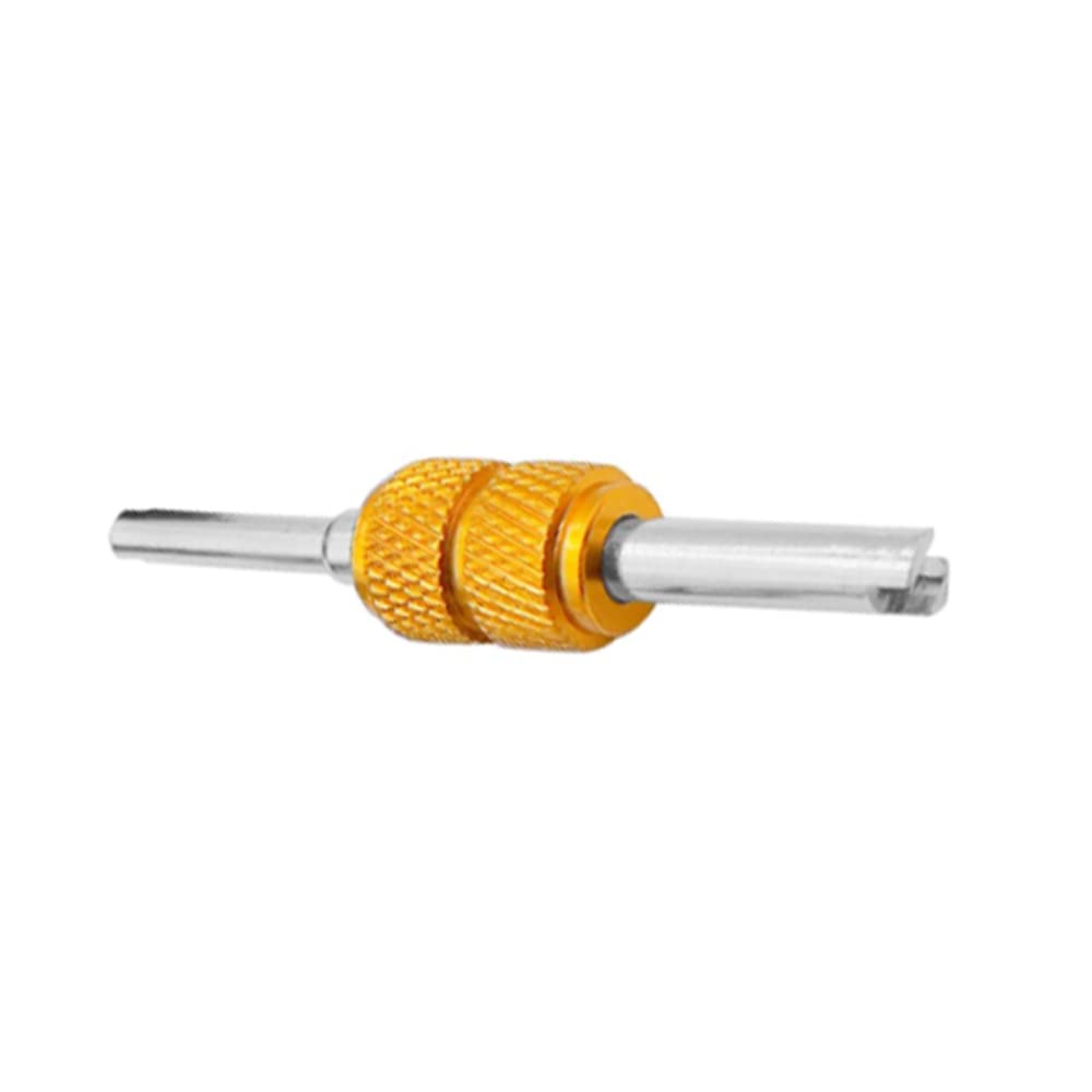 R134A Kit de Noyau de Valve de Climatisation de Voiture, TOTMOX 15pcs 15pcs Noyaux de Valve Universels de Voiture A/C, Impact Huile Résistant à la Corrosion Imperméable Durable Pratique