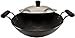 BakeBetter Futura Hard Anodised Deep-Fry Pan Kadhai with Steel Lid and Flat Bottom - 3.75 litres