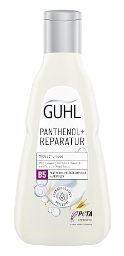 Guhl Panthenol + Reparatur Shampoo - Inhalt: 250ml - Mildes Shampoo - Haartyp: beansprucht - Sanft zur Kopfhaut