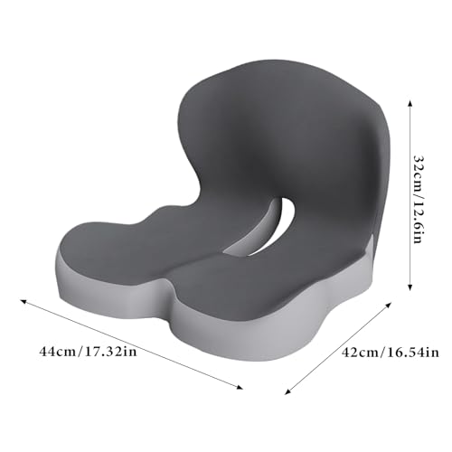 Support dorsal ergonomique premium avec dossier antidérapant pour fauteuil