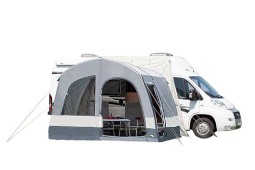 DWT Wohnmobil Vorzelt Luna Air, 350 x 250 cm, aufblasbares Mobilzelt, freistehend für Busse und Kastenwagen inkl. Zeltboden